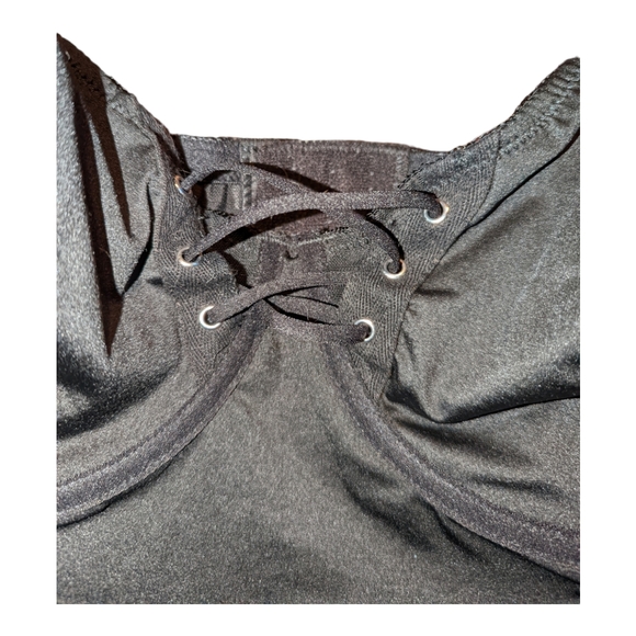 Torrid Plus Size 2 Black Cut-Out Chemise w/sheer sides, Lingerie NWT - Picture 2 of 8